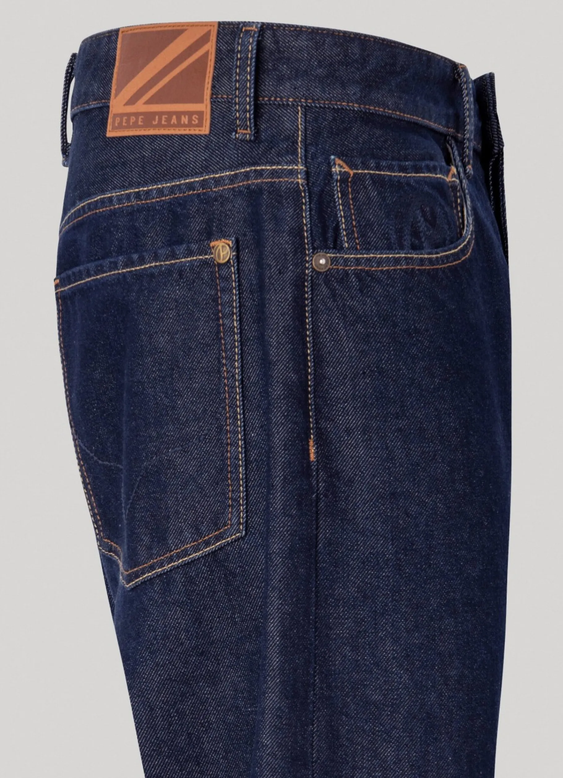 Men Pepe Jeans Nils Raw Loose Fit Drop-Waist Jeans