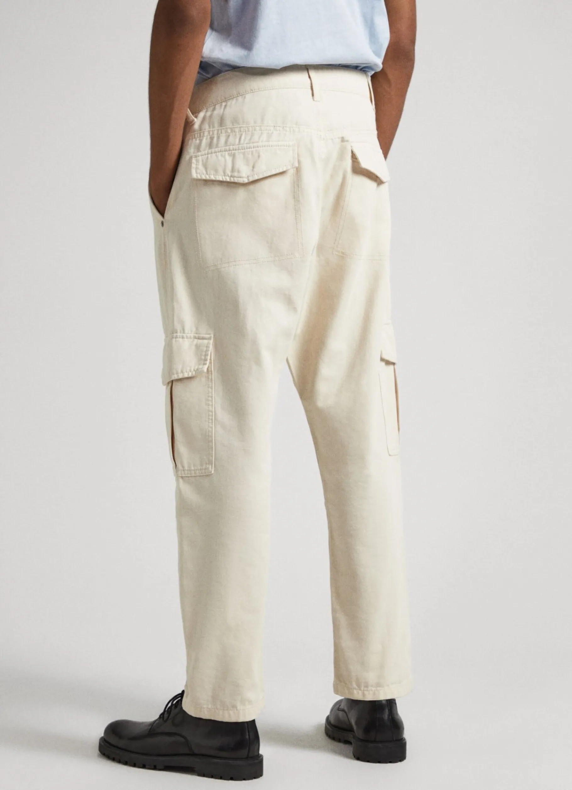Men Pepe Jeans Nolan Loose Fit Cargo Trousers