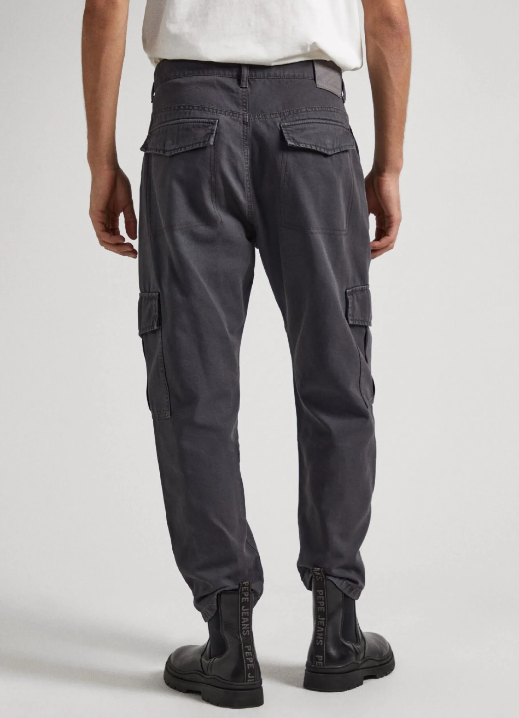 Men Pepe Jeans Nolan Loose Fit Cargo Trousers