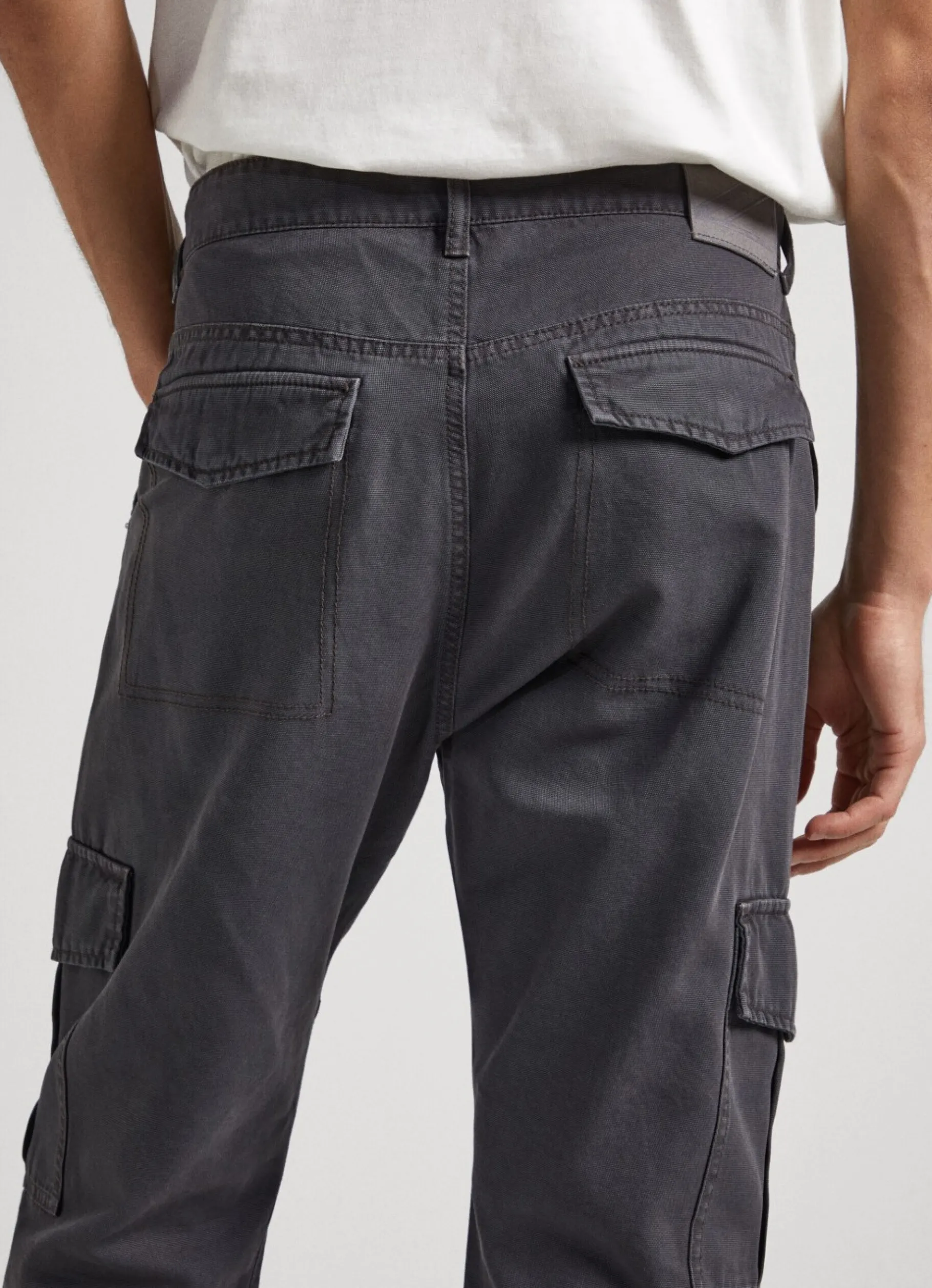 Men Pepe Jeans Nolan Loose Fit Cargo Trousers
