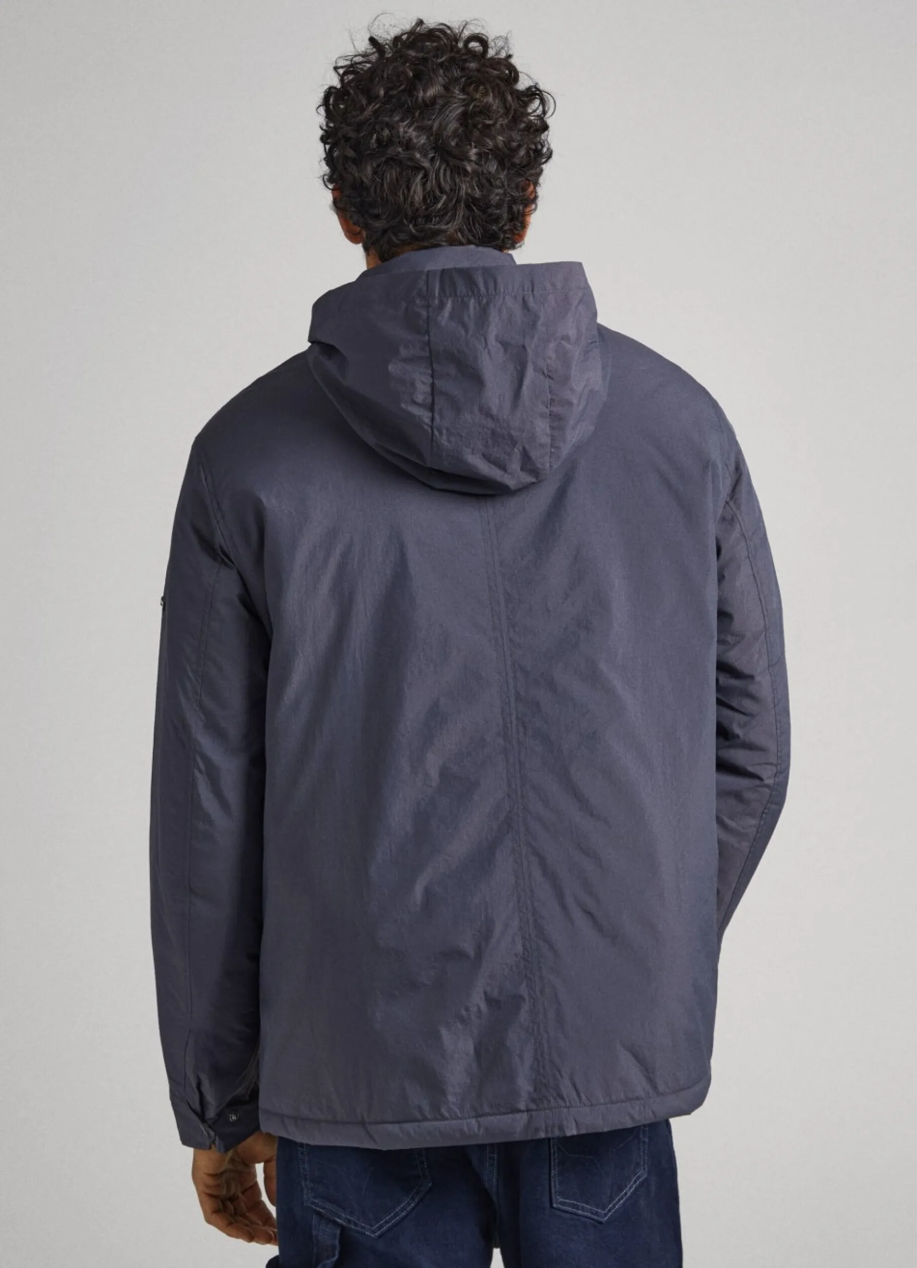 Men Pepe Jeans Nylon Hunting Jacket