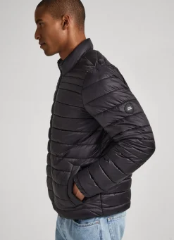 Men Pepe Jeans Nylon Puffer Jacket