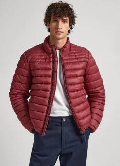 Men Pepe Jeans Nylon Puffer Jacket