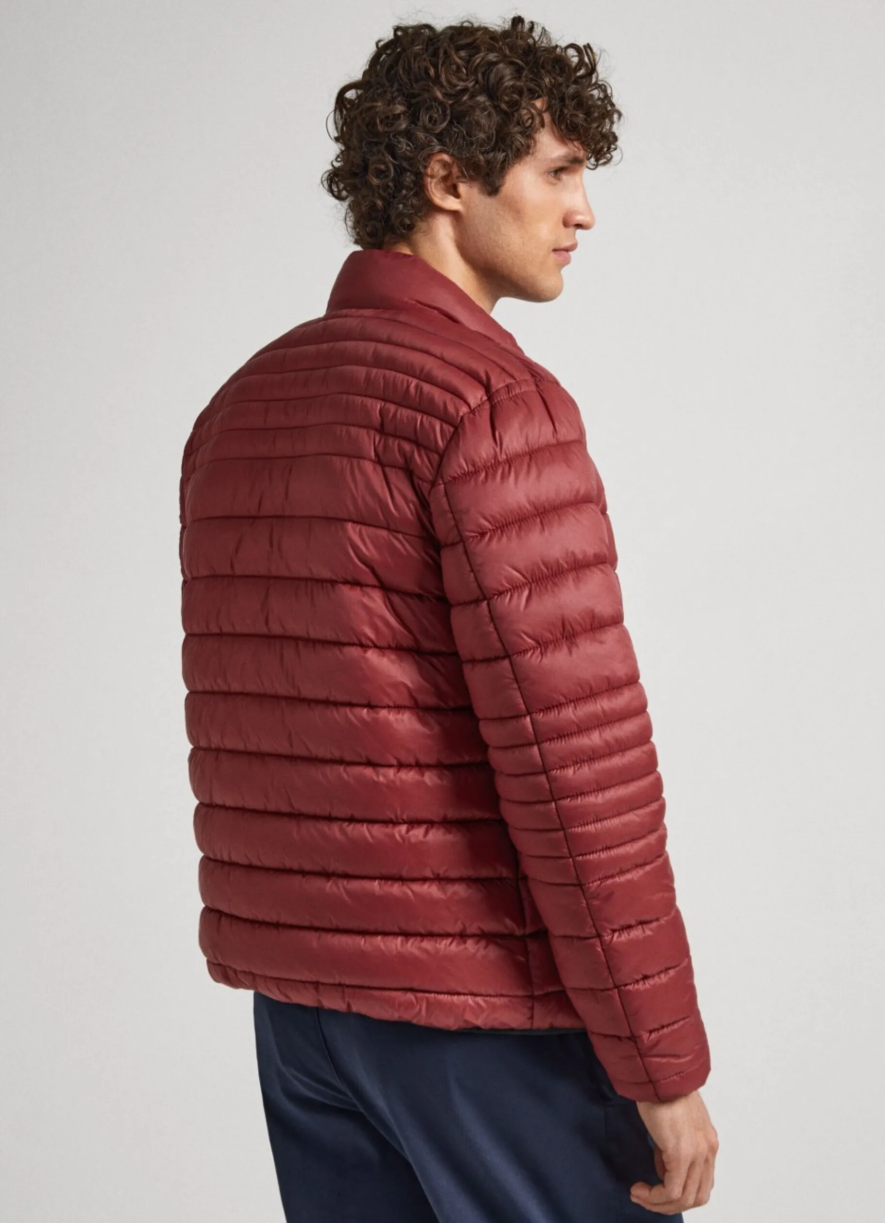 Men Pepe Jeans Nylon Puffer Jacket