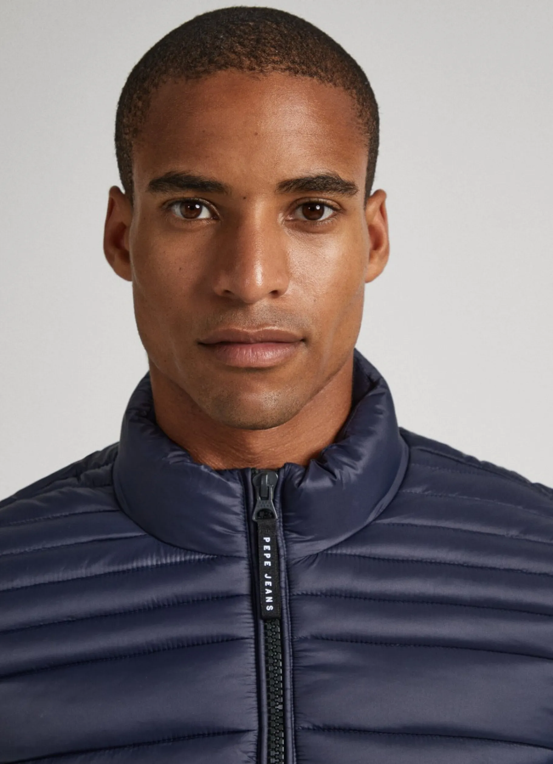 Men Pepe Jeans Nylon Puffer Jacket