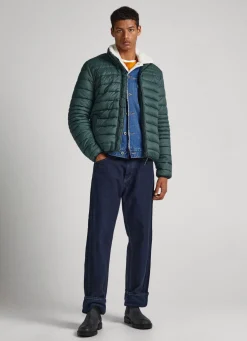 Men Pepe Jeans Nylon Puffer Jacket