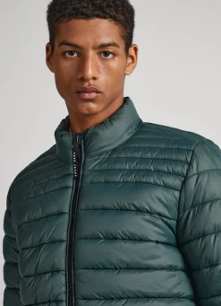 Men Pepe Jeans Nylon Puffer Jacket
