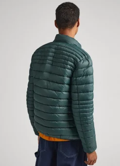 Men Pepe Jeans Nylon Puffer Jacket