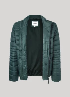 Men Pepe Jeans Nylon Puffer Jacket