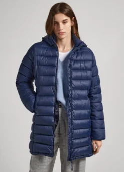 Women Pepe Jeans Nylon Puffer Jacket