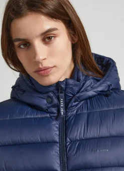 Women Pepe Jeans Nylon Puffer Jacket