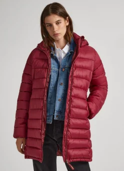 Women Pepe Jeans Nylon Puffer Jacket