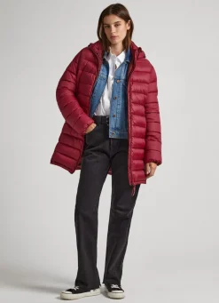 Women Pepe Jeans Nylon Puffer Jacket