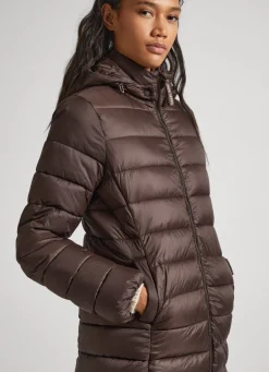 Women Pepe Jeans Nylon Puffer Jacket