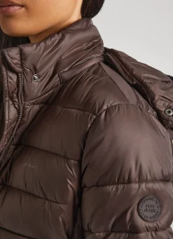 Women Pepe Jeans Nylon Puffer Jacket