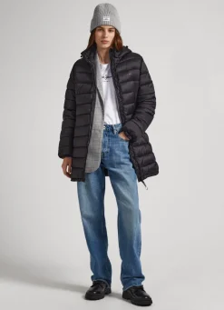 Women Pepe Jeans Nylon Puffer Jacket