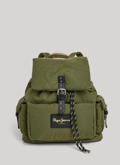 Women Pepe Jeans Nylon Travel Backpack