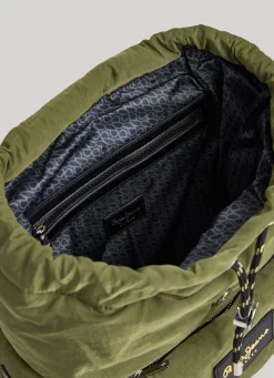 Women Pepe Jeans Nylon Travel Backpack
