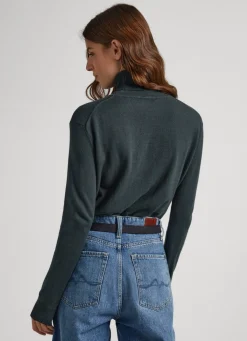 Women Pepe Jeans Openwork Detail Knit