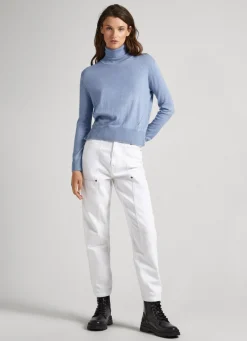 Women Pepe Jeans Openwork Detail Knit