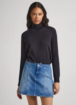 Women Pepe Jeans Openwork Detail Knit
