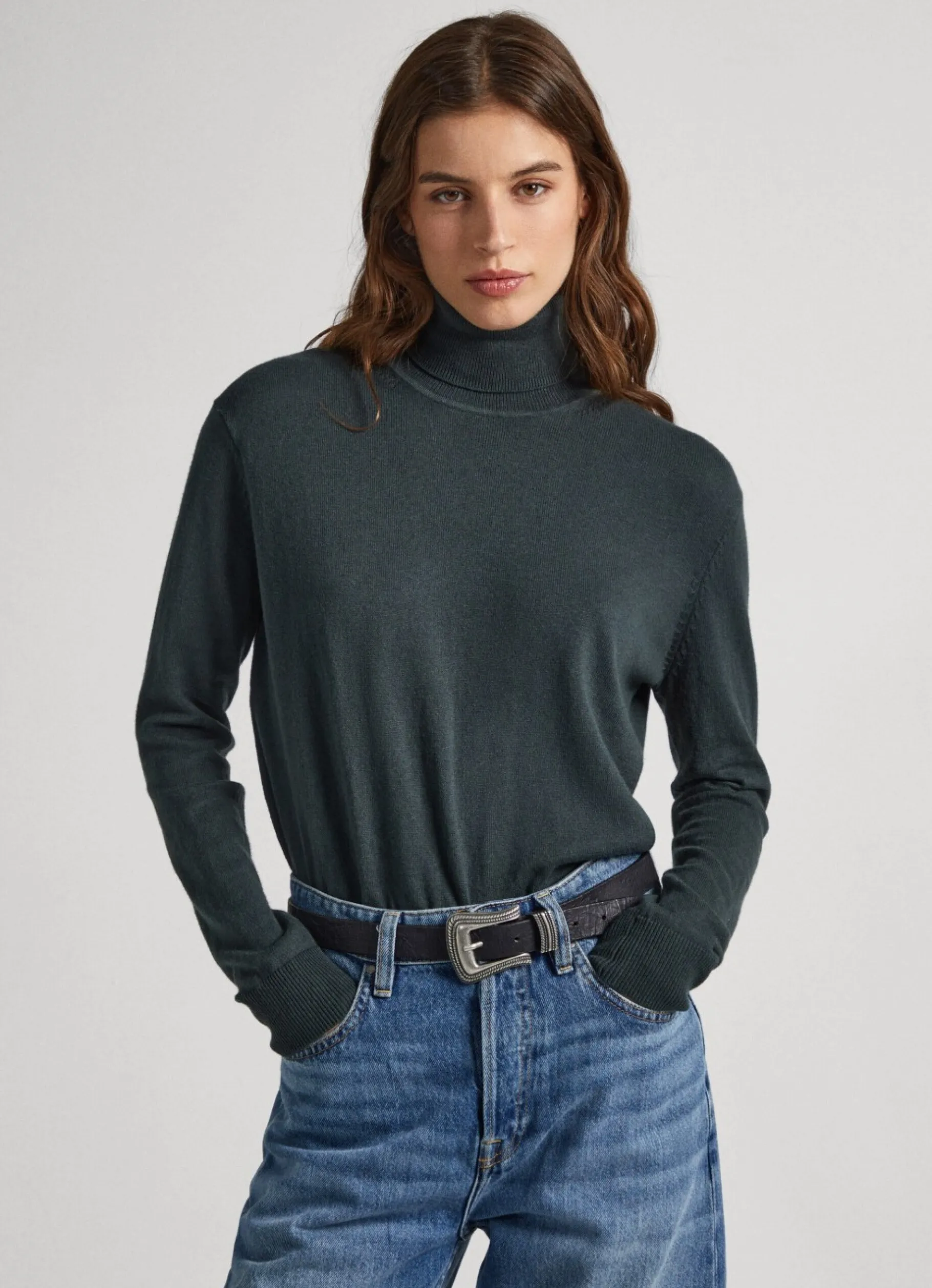 Women Pepe Jeans Openwork Detail Knit