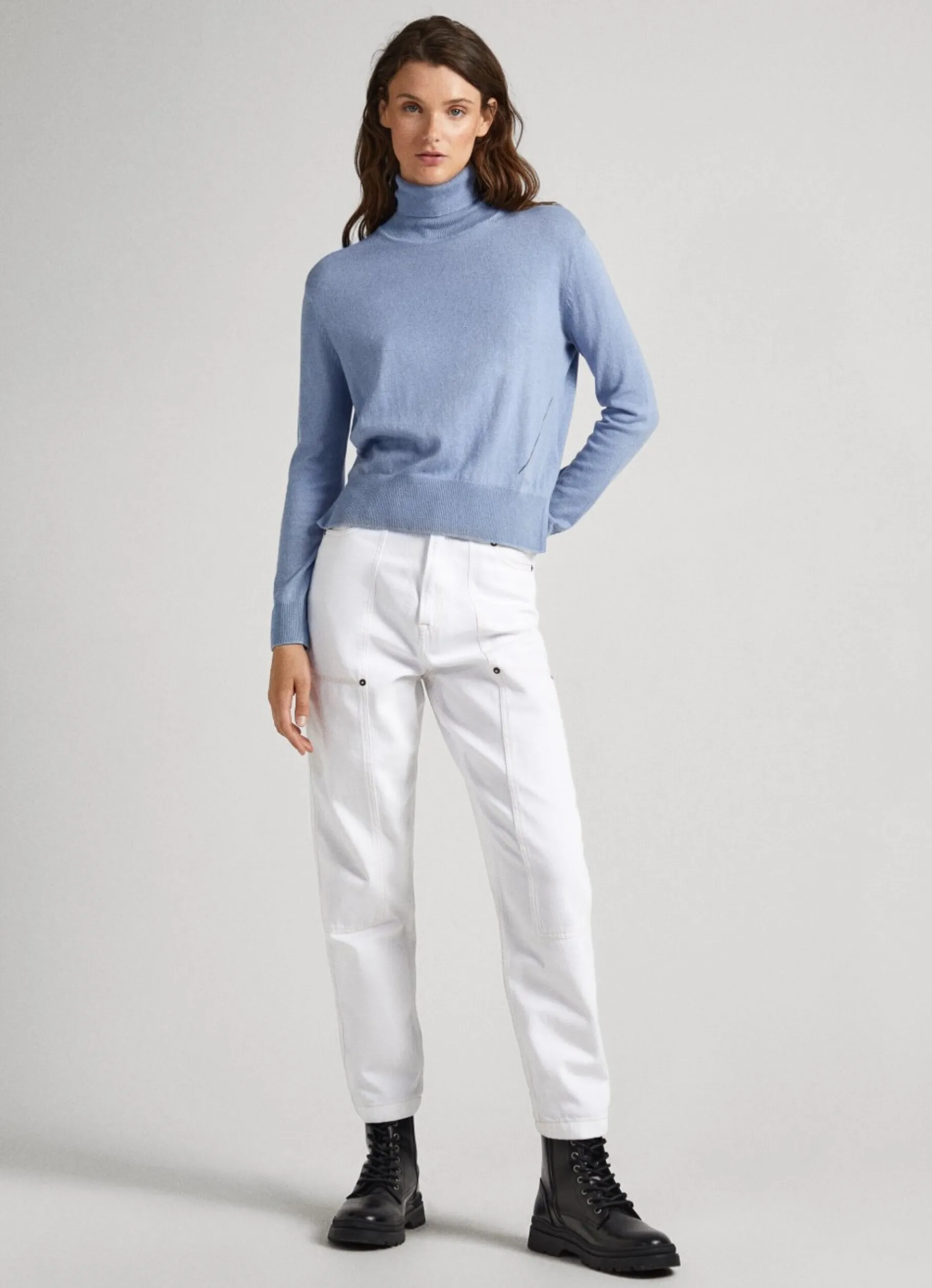Women Pepe Jeans Openwork Detail Knit