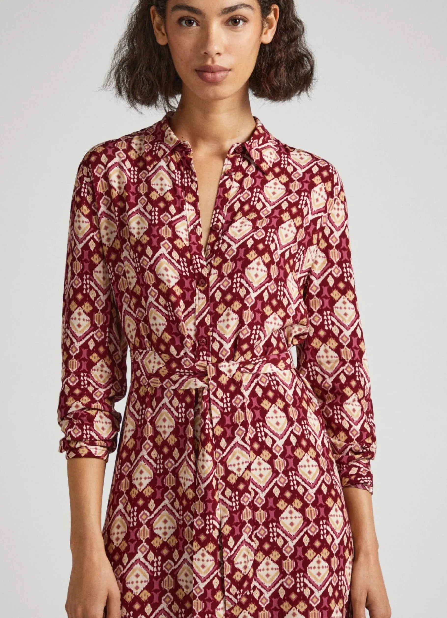 Women Pepe Jeans Ornamental Print Dress
