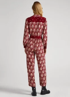 Women Pepe Jeans Ornamental Print Jumpsuit