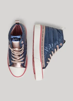 Girl Pepe Jeans Ottis Pray Platform Trainers