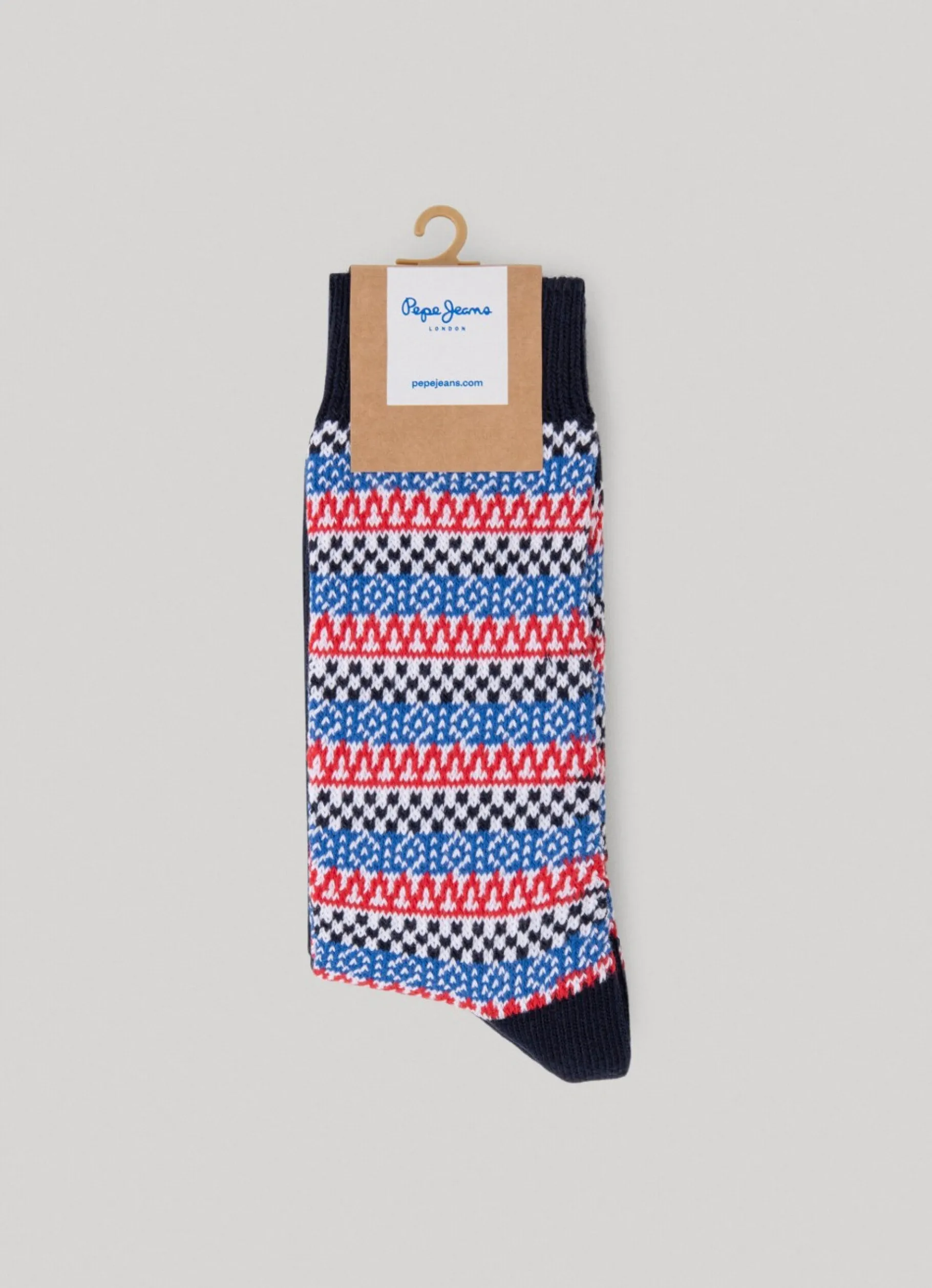 Men Pepe Jeans 2-Pack Mixed Crew Socks