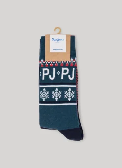 Men Pepe Jeans 3-Pack Mixed Crew Socks