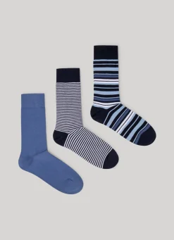 Men Pepe Jeans 3-Pack Mixed Crew Socks