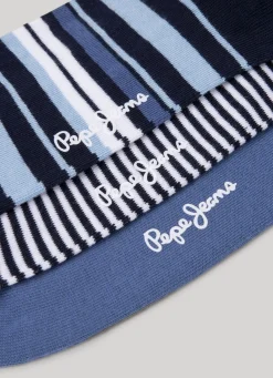 Men Pepe Jeans 3-Pack Mixed Crew Socks