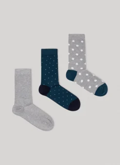 Women Pepe Jeans 3-Pack Mixed Crew Socks