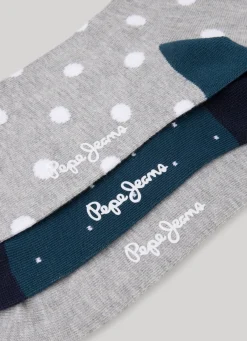Women Pepe Jeans 3-Pack Mixed Crew Socks