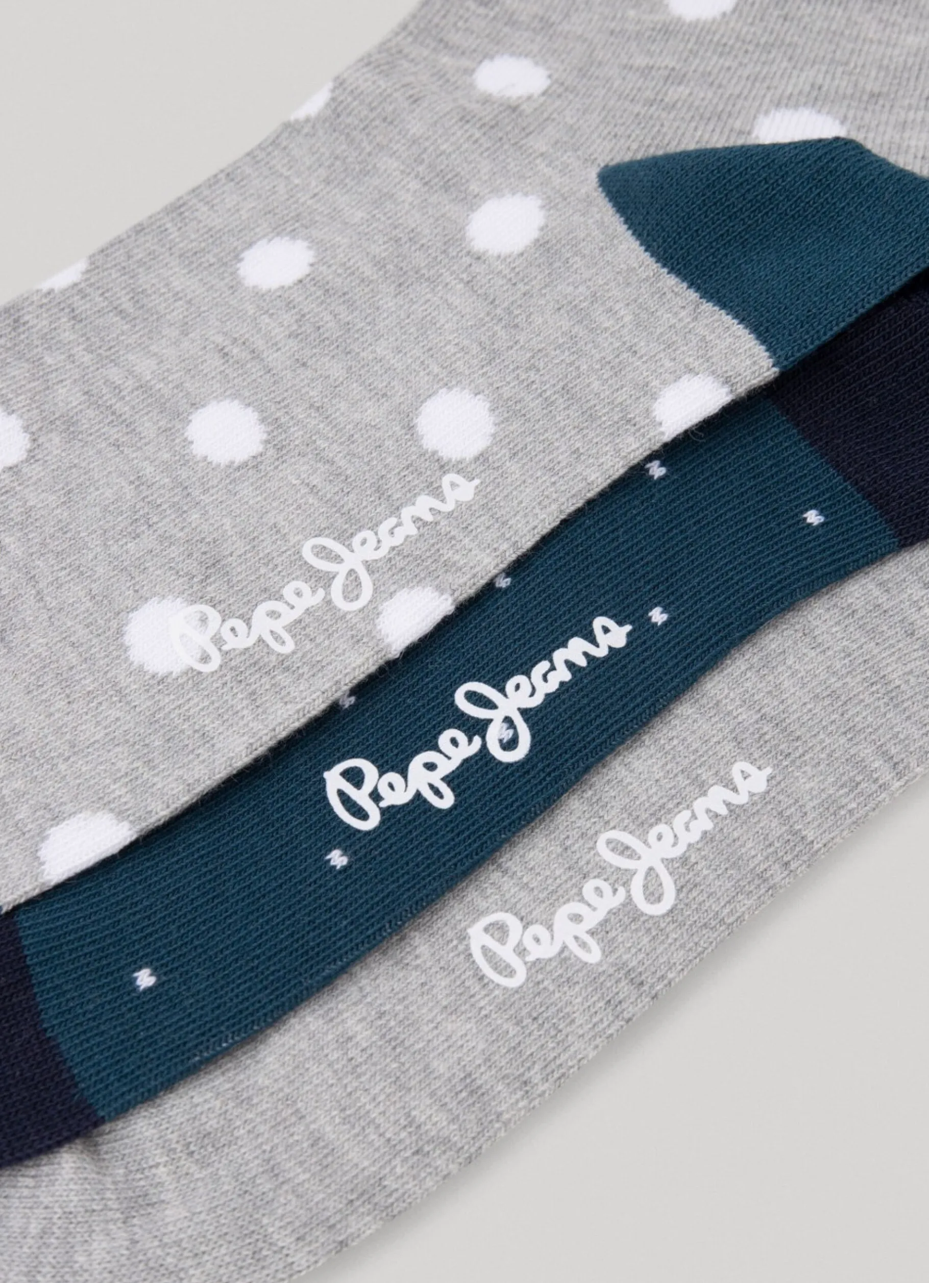 Women Pepe Jeans 3-Pack Mixed Crew Socks
