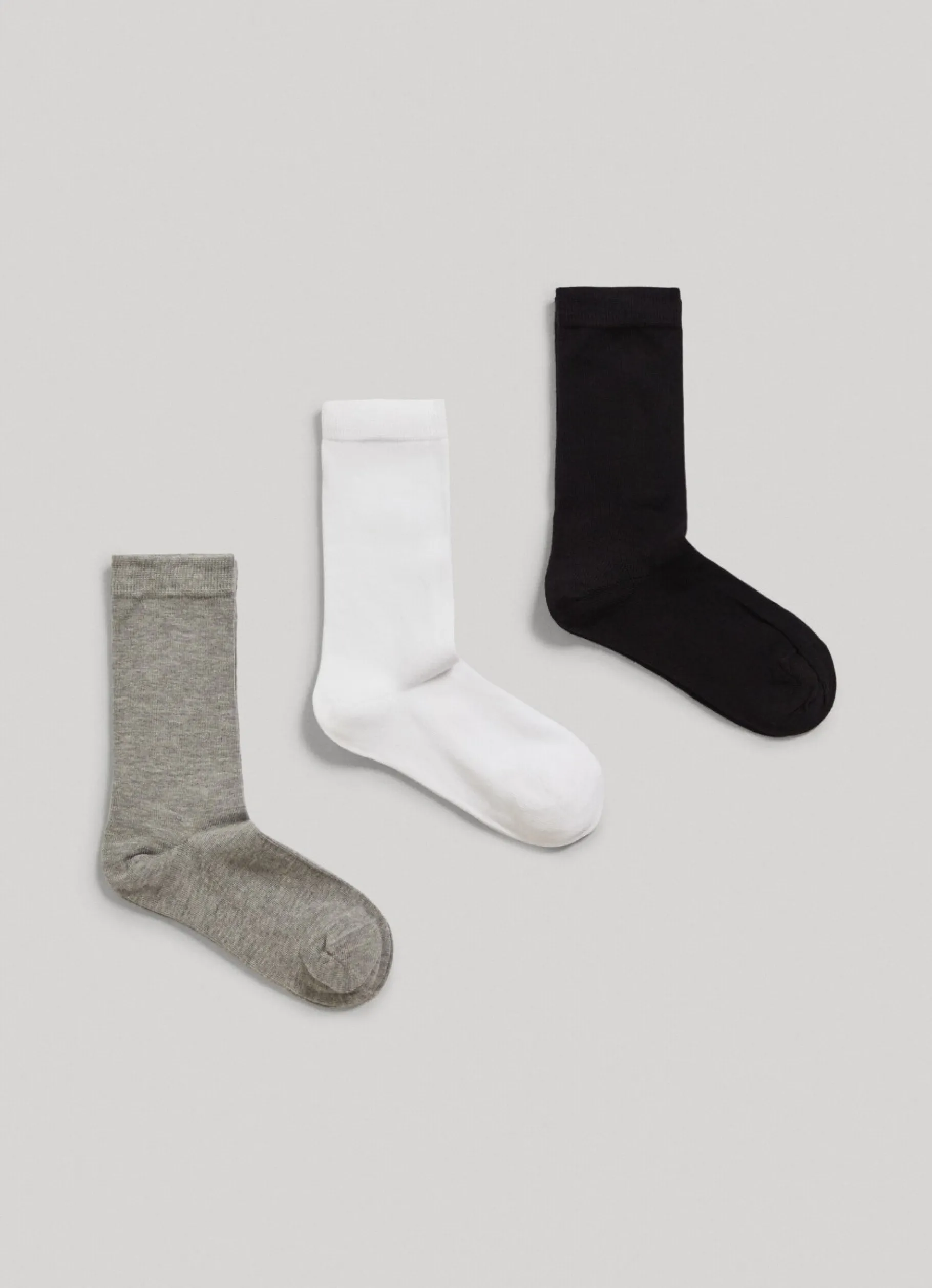 Women Pepe Jeans 3-Pack Plain Crew Socks