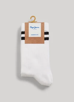 Women Pepe Jeans 3-Pack Ribbed Crew Socks