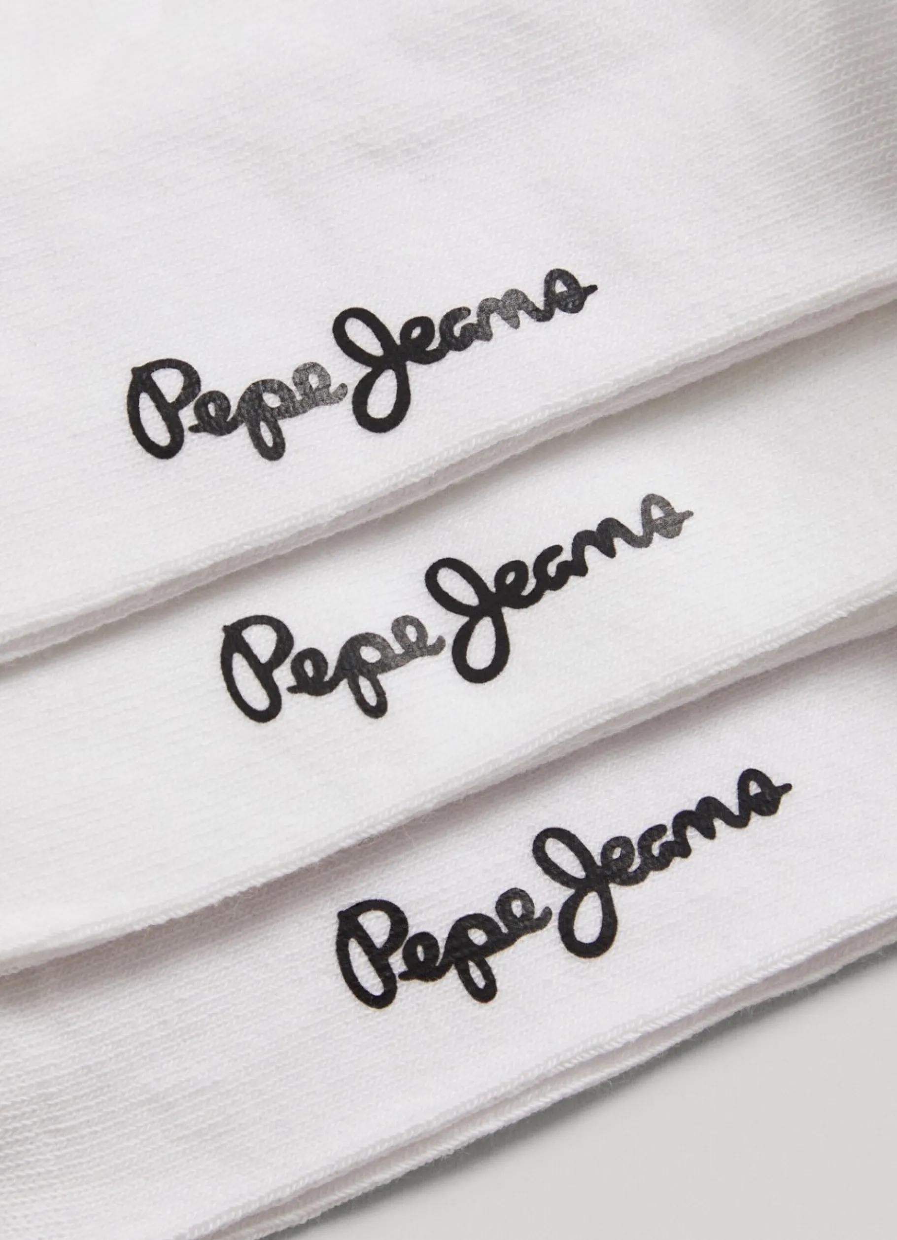 Women Pepe Jeans 3-Pack Ribbed Crew Socks