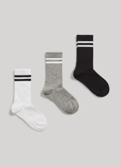 Women Pepe Jeans 3-Pack Ribbed Crew Socks