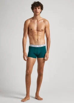 Men Pepe Jeans 3-Pack Solid Colour Boxers