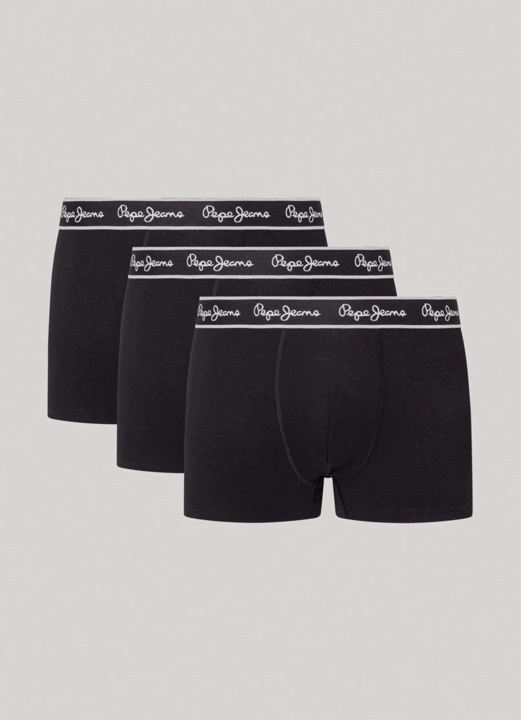 Men Pepe Jeans 3Pack Stretchy Cotton Boxers