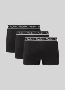 Men Pepe Jeans 3Pack Stretchy Cotton Boxers