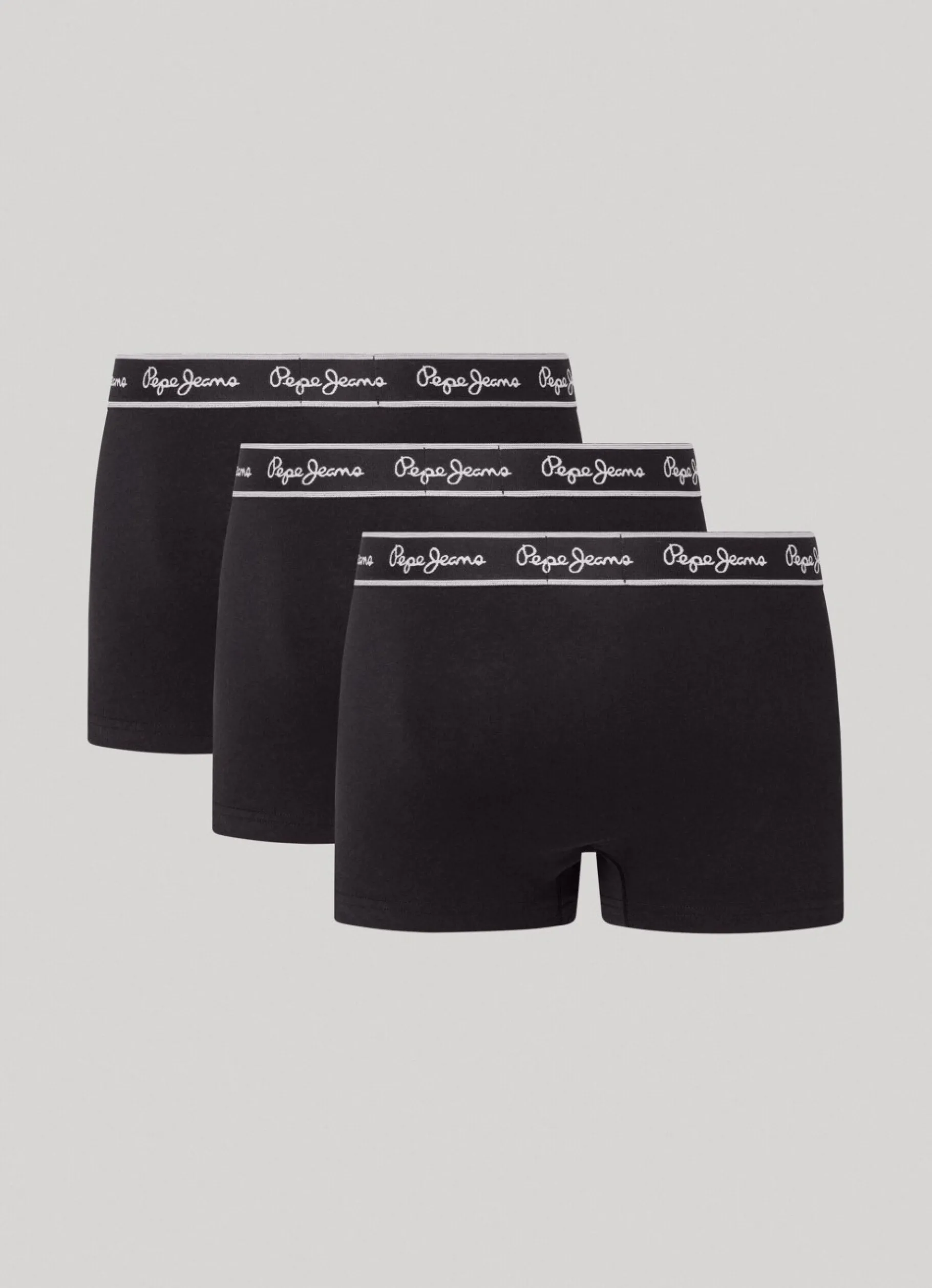 Men Pepe Jeans 3Pack Stretchy Cotton Boxers