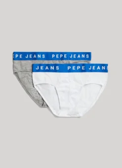 Men Pepe Jeans 2Pack Stretchy Cotton Briefs
