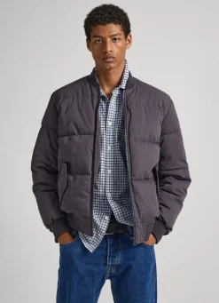 Men Pepe Jeans Padded Bomber Jacket