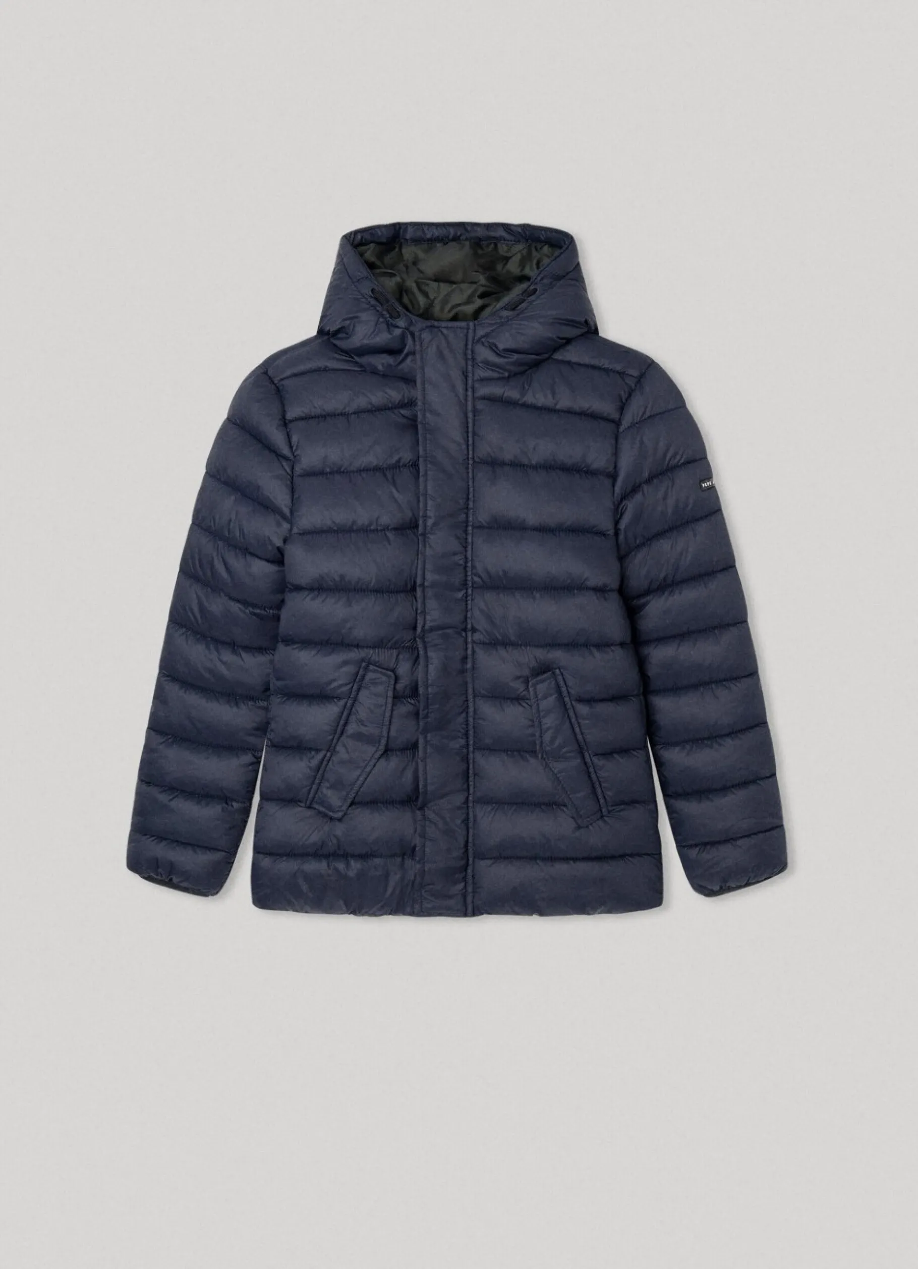 Boy Pepe Jeans Padded Down Jacket With Hood