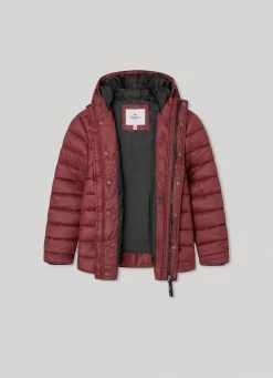 Boy Pepe Jeans Padded Down Jacket With Hood
