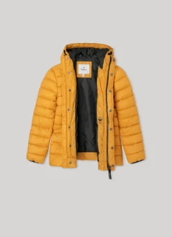 Boy Pepe Jeans Padded Down Jacket With Hood